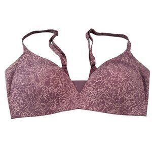 Lululemon Athletica Take Shape Sports Bra Floral Wireless Adjustable Stretch